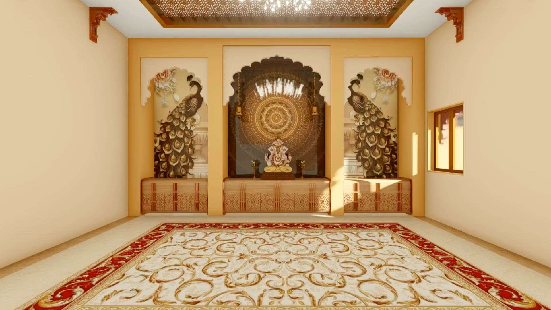 Traditional temple room design  #temple  #pujaroom  #architecturedesigns  #InteriorDesigner  #heritage  #TraditionalHouse