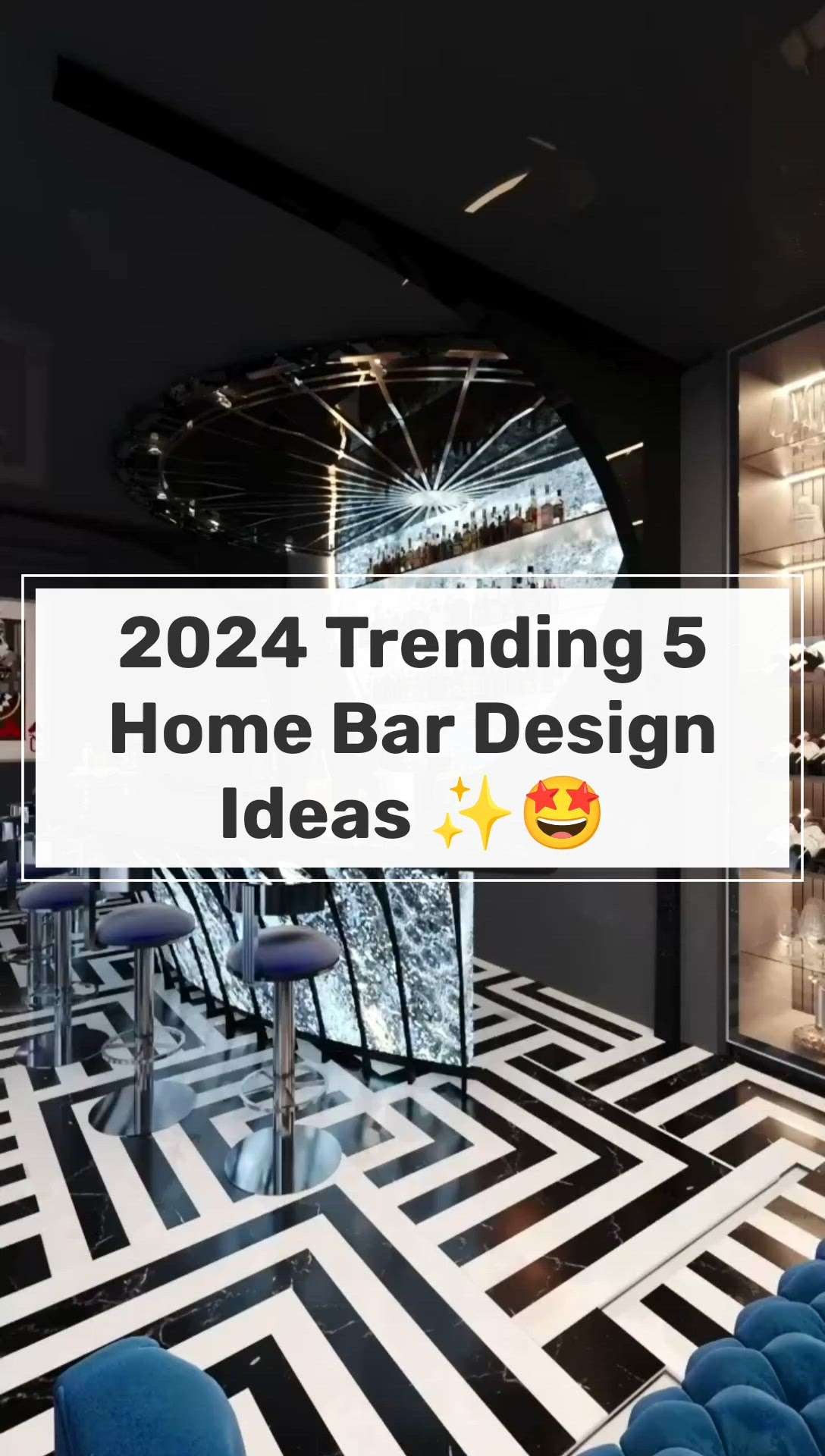 2024 Trending 5 Home Bar Design Ideas
 #bardesign #InteriorDesigner #FloorPlans #Architectural&Interior