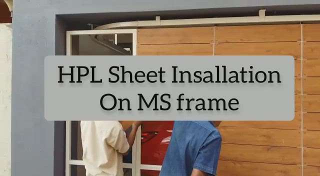 HPL Sheet installation process on Ms frame 
.
𝙁𝙤𝙧 𝙮𝙤𝙪𝙧 𝙢𝙤𝙙𝙚𝙧𝙣 𝙚𝙡𝙚𝙫𝙖𝙩𝙞𝙤𝙣 
Winder Max India presenting you HPL sheet with 10 year warranty
. 
. 
#hplsheet #highpressurelaminate #modernelevation #elevation #exterior #exteriordesign #exteriorelevation
. 
. 
Get the best elevation experience you will ever have in your life, 

Stay connected for more information
.
. 
www.windermaxindia.com
Info@windermaxindia.com
Or call us on 9810980278, 9810980636
