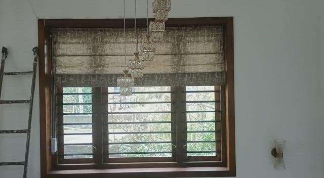 roman blinds with Alexa enabled motor
