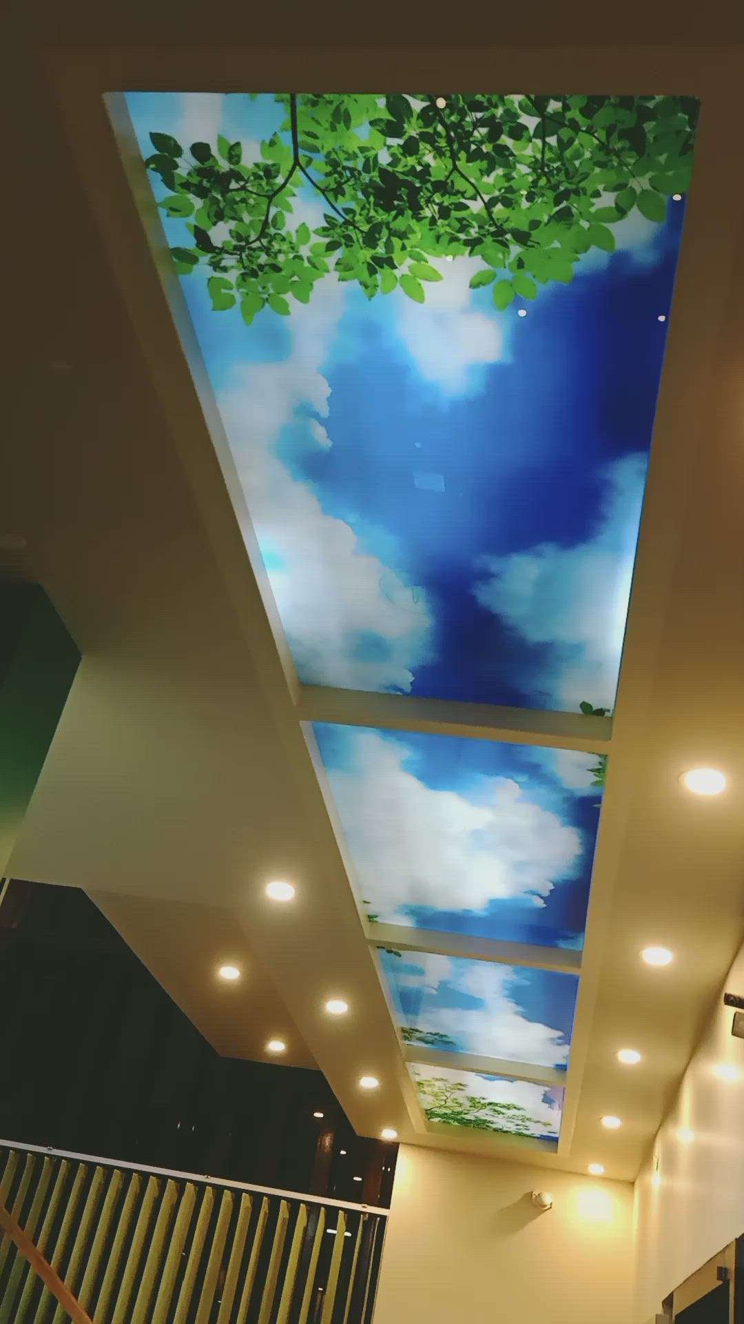 Printed Glass ceiling with handrails 
CONTACT :- US Fab's Kayamkulam
9633588622

#glassworks #ceiling #glasscieling #3dglass #InteriorDesigner #Architectural&Interior #LivingroomDesigns #ElevationHome #HomeDecor