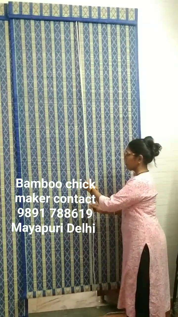 Bamboo chick makers,& windows blinds makers, Pigeon net makers contact number 9891 788619 Mayapuri Delhi
