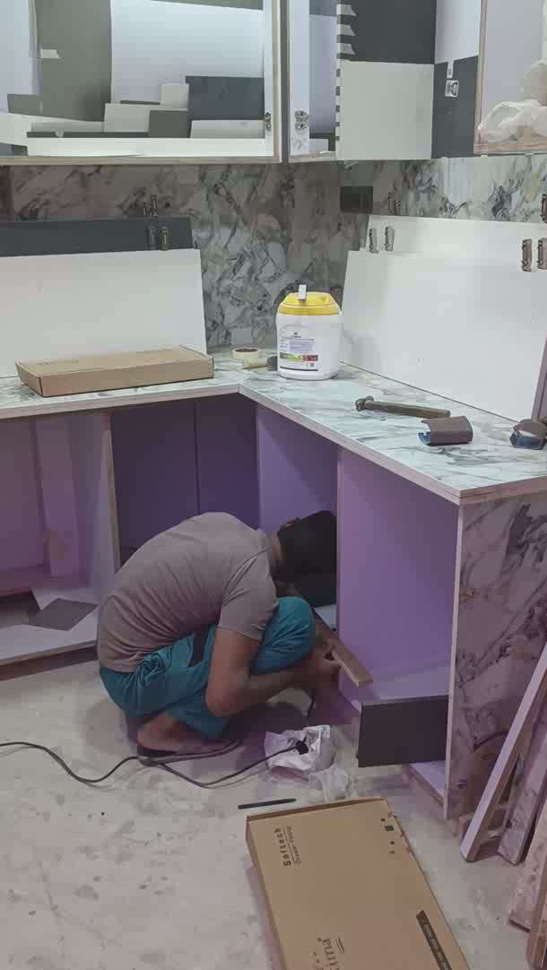 Modular kitchen working site work ₹
 #ModularKitchen  #sayyedinteriordesigner  #sayyedinteriordesigns