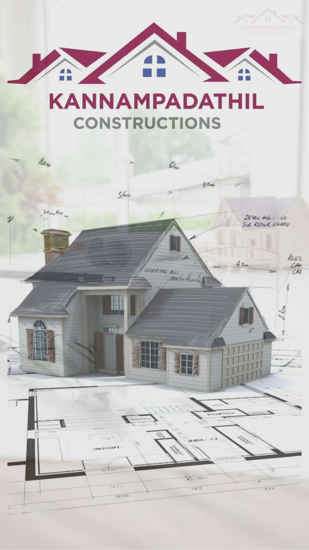 #2300sqft #budget_home_simple_interior #Residencedesign #FloorPlans #3DPlans #HouseConstruction #Contractor #CivilEngineer