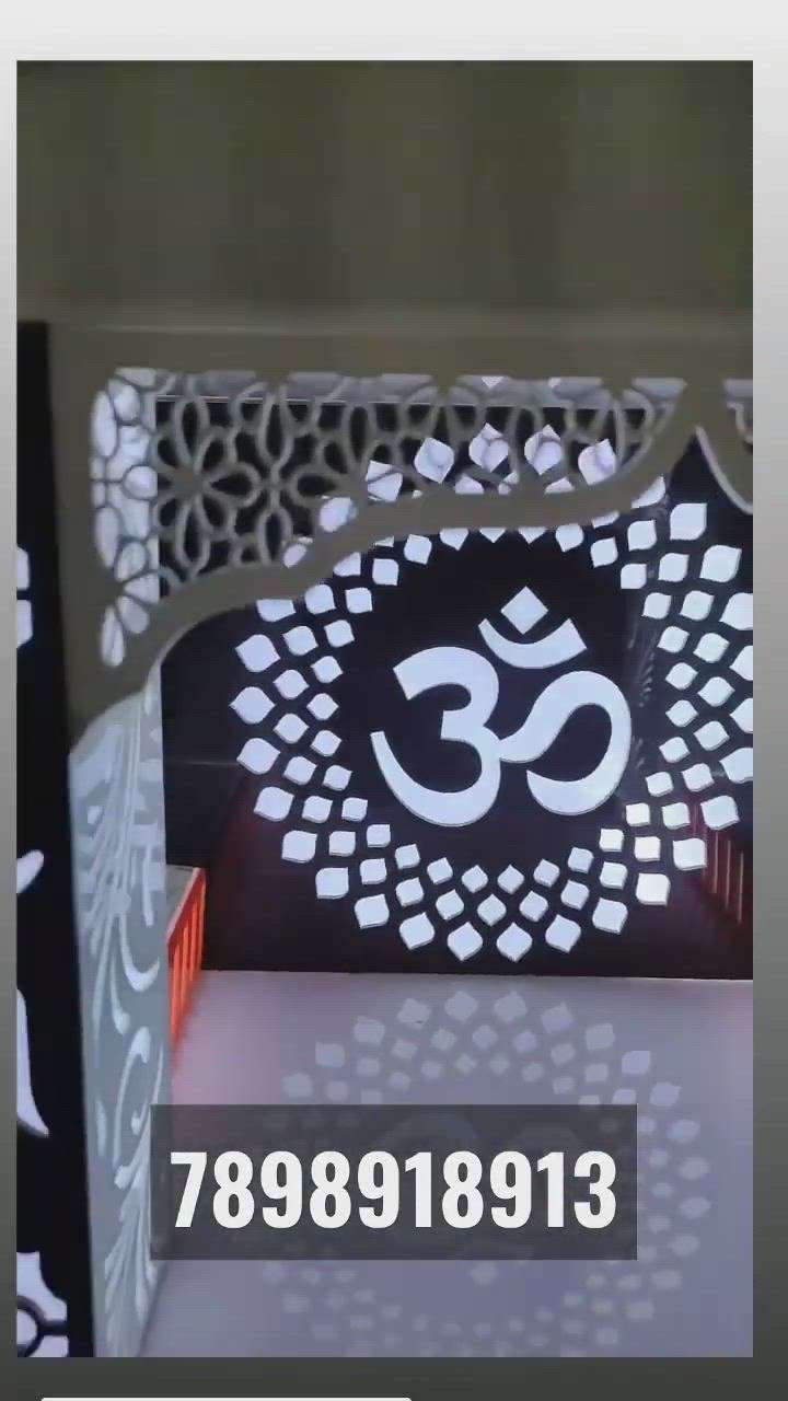 mandir banya acrylic me CNC CUTTING 💯 #shubham  #cnc  #cnccutting