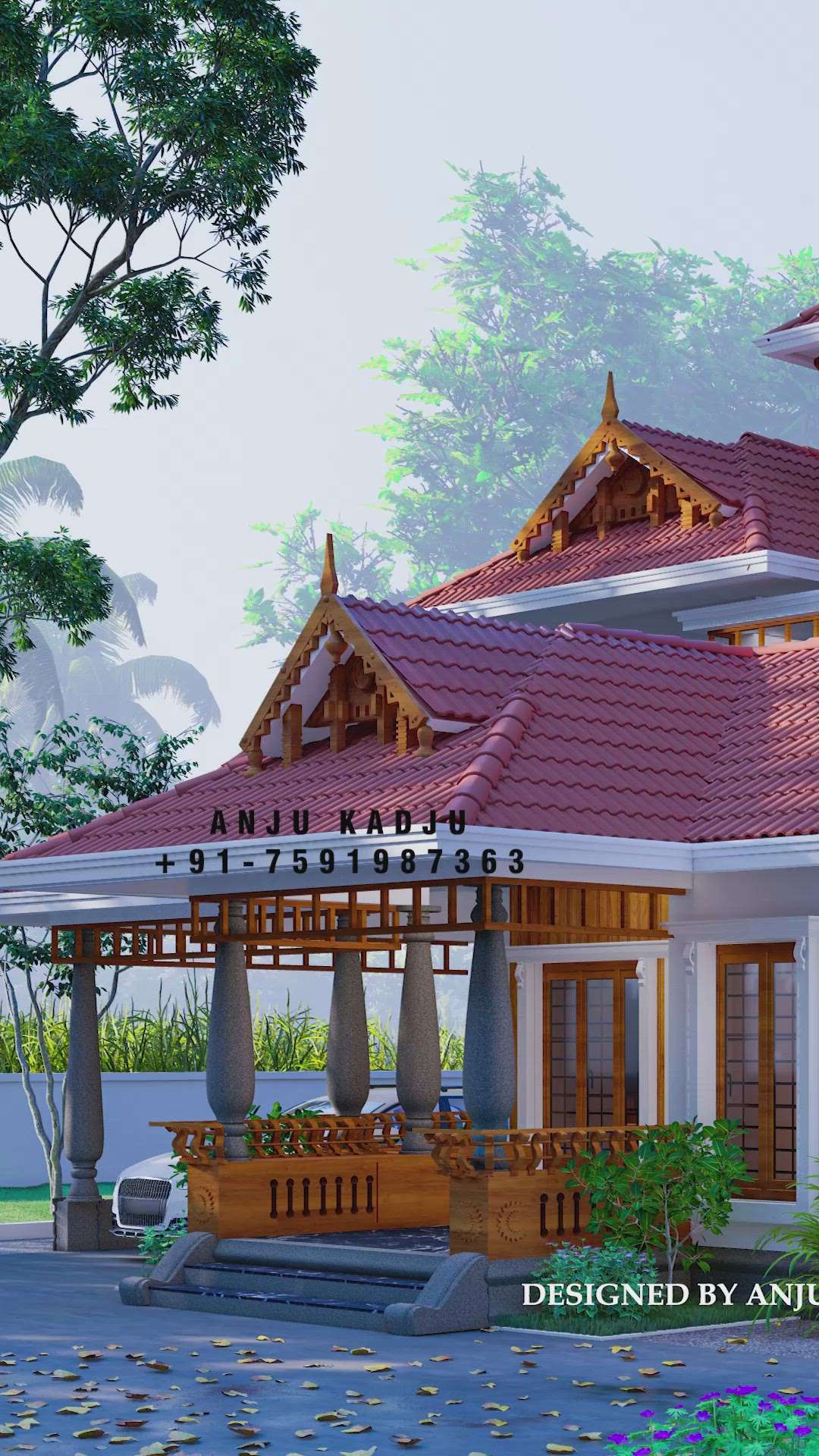 Traditional House Design kerala architecture.
designed by anju kadju
+91.759*1987*363 #TraditionalHouse #best3ddesinger #3ddesigns #KeralaStyleHouse #50LakhHouse #2900sqfthouse