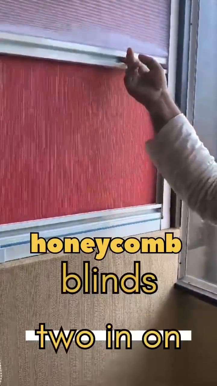 honeycomb blinds
 two in one #WindowBlinds  #honeycomb