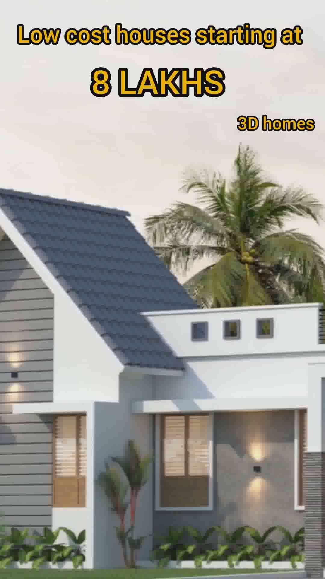 low cost houses for 8 lakhs  #lowcostarchitecture #lowcostconstruction #lowbudgetdesign #housestyle #ContemporaryDesigns #ContemporaryDesigns