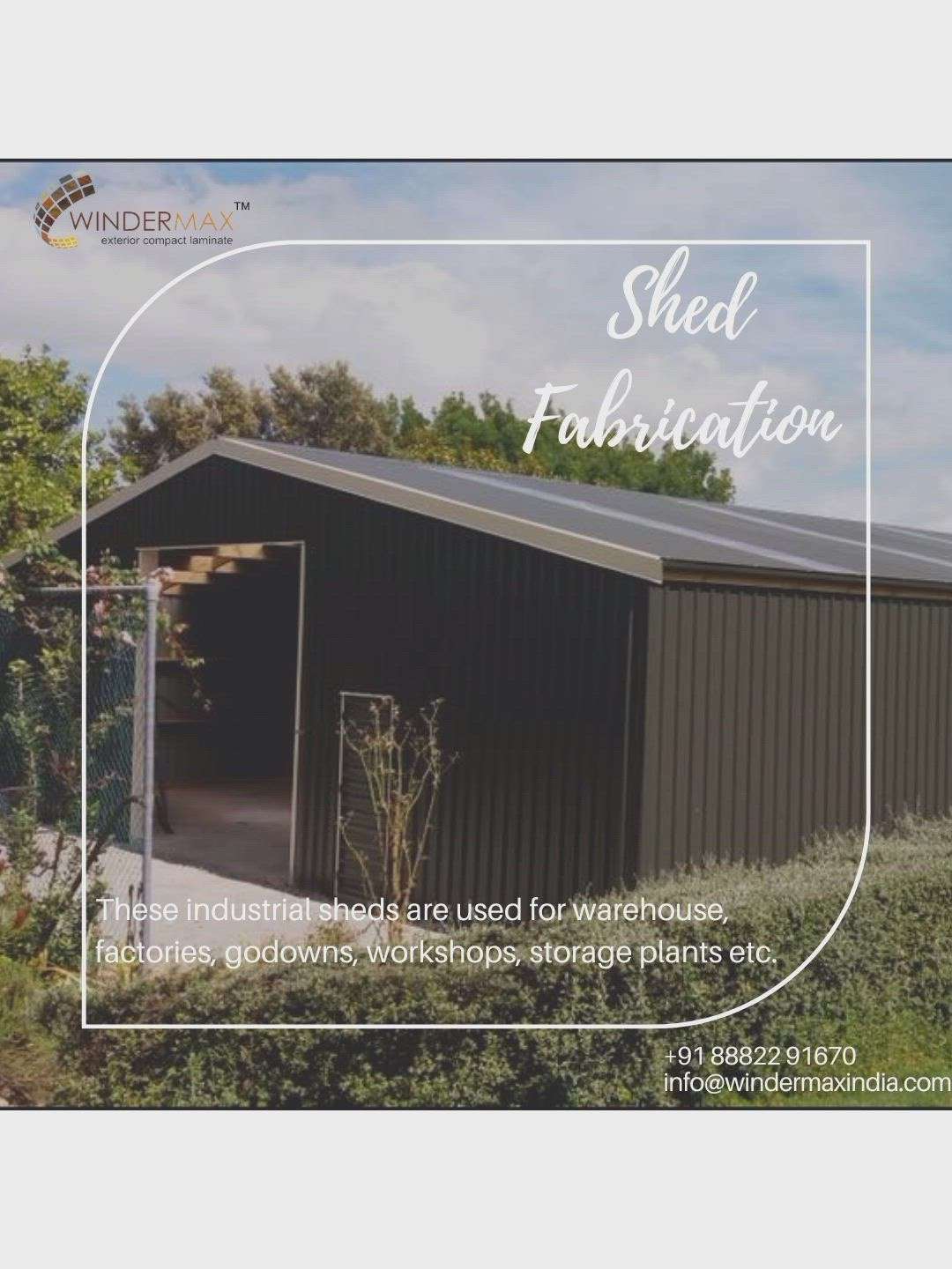 Hello sir /mam 
We are providing all types of industrial sheds fabrication with very reasonable price and best quality products
Factories; warehouse; godowns; industrial shed ..

For more information please contact us 9810750628 #shed  #shedwork  #exterior_Work  #comercial  #factoryworks  #godowns  #industrialdesign  #warehouse  #lookoftheday  #nicetydesigns  #shedwork