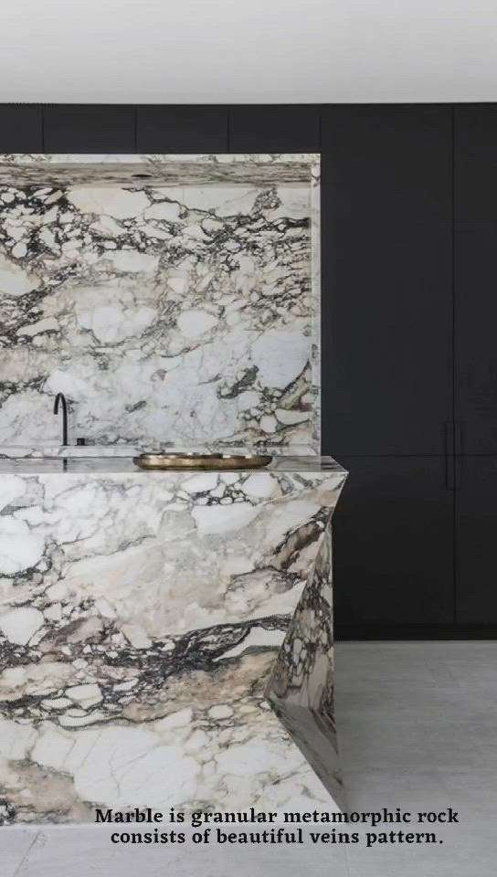'Marble' beautiful stone type...
Used in interiors as coutertops, kitchens, bathrooms, inlay patterns, sculptures, etc...

#marble #marblestone #marbleininteriors #stoneinteriors #stoneuses #valhalladesignwork