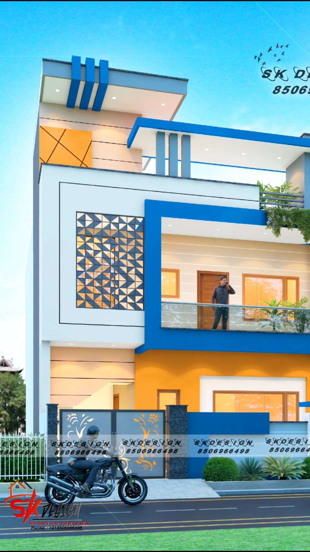 beautiful home design 😍
#ElevationHome #HomeDecor #HouseDesigns #HouseConstruction #3d #Architect #FrontDoor #Shorts #reelsindia #skdesign666