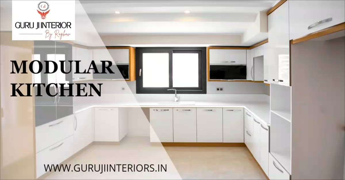 ✨ Modular Kitchen Design #PerfectInterior 
Get Lowest price and best quality home interior 
Guru ji interiors 
By - Raghav 
Call - 9870533947
.
 #kitchendecor #interiordesign#modularkitchen
#Moderninterior