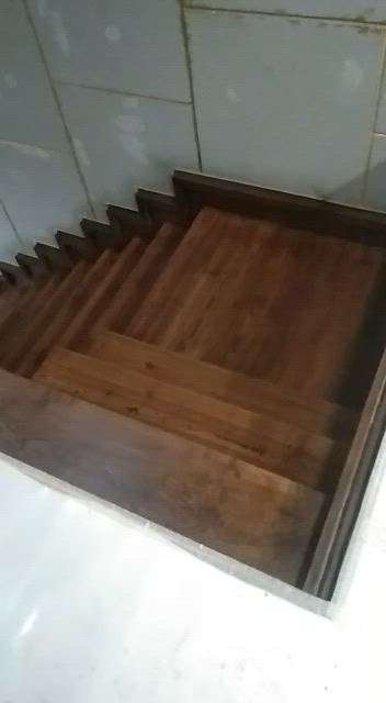 woodwork melamine polish and wooden stairs