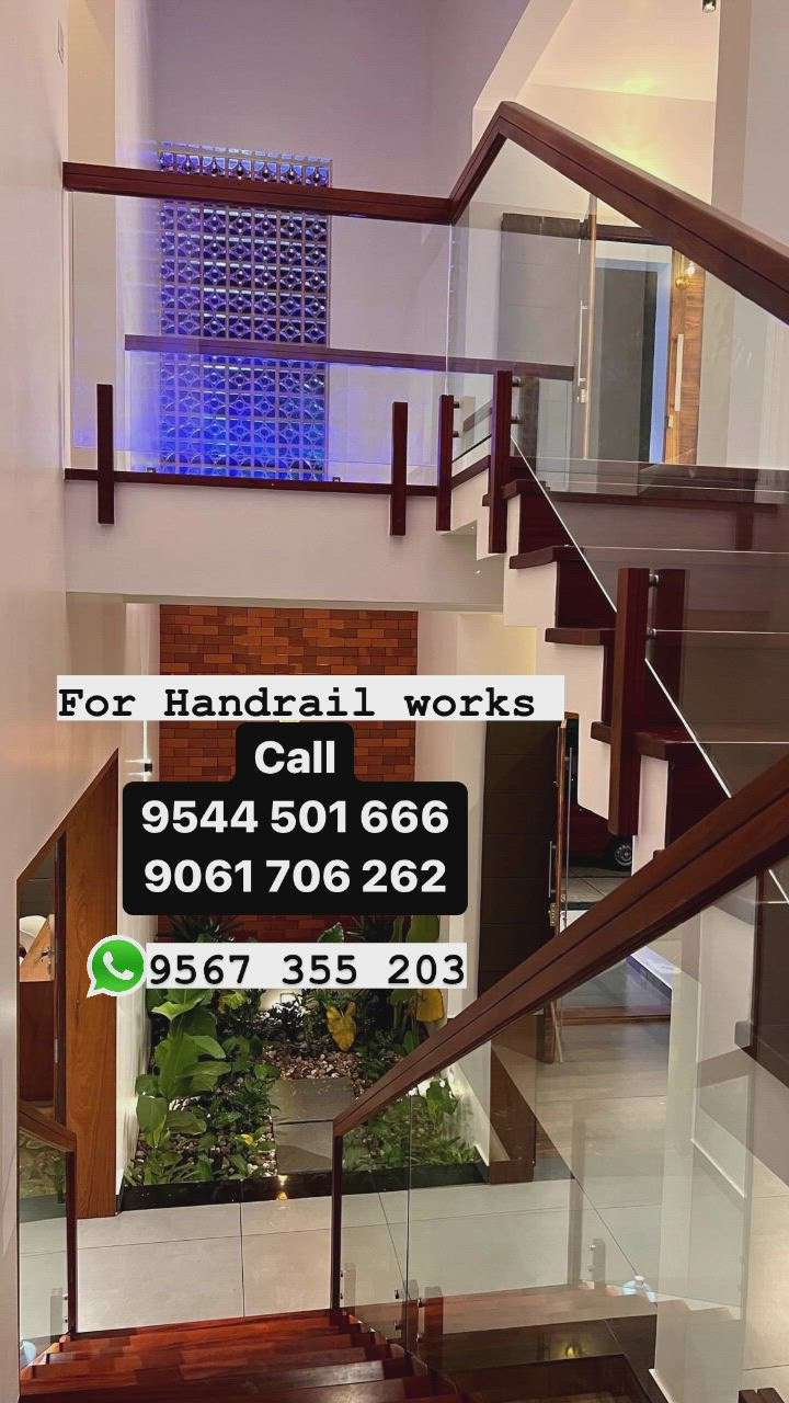 #GlassHandRailStaircase #StaircaseHandRail