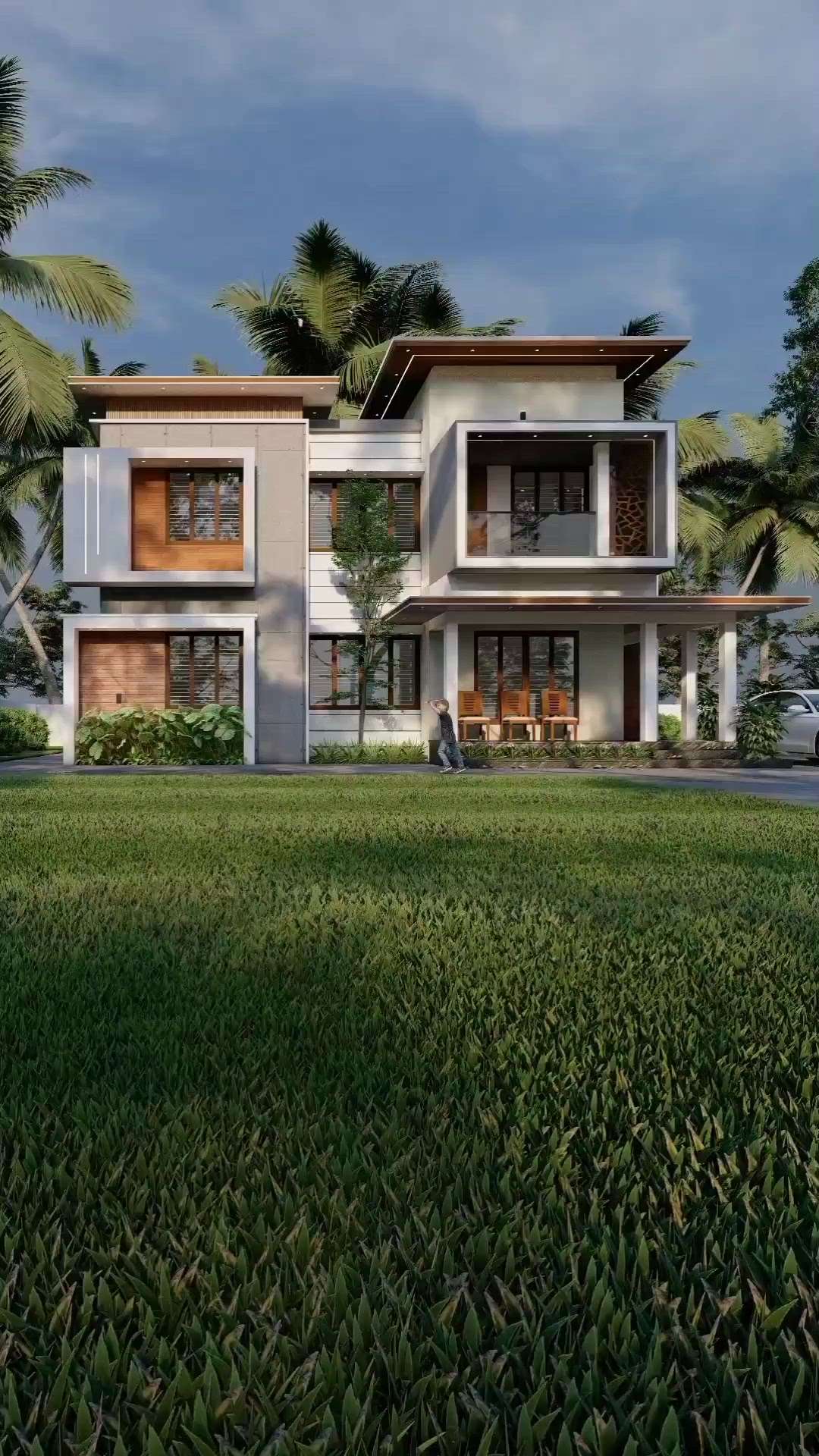 Contemporary Home Exterior 🏡 | 4BHK |Area : GF - 1101 sq.ft
Area : FF -  717  sq.ft
TOTAL : _ 1818 sq.ft |
Design: @sthaayi_design_lab 

Ground Floor 
● Sitout 
● Living 
● Dining 
● 1Master Bedroom attached 
● 2nd Bedroom attached 
● Kitchen 
● Work area 
● C-Toilet [out-door]
● Stair
● 3rd Bedroom attached
● 4th Bedroom attached 
● Upper Living
● Balcony 
.
.
.
#sthaayi_design_lab #sthaayi 
#floorplan | #architecture | #architecturaldesign | #housedesign | #buildingdesign | #designhouse | #designerhouse | #interiordesign | #construction | #newconstruction | #civilengineering | #realestate #kerala #budgethome #keralahomes