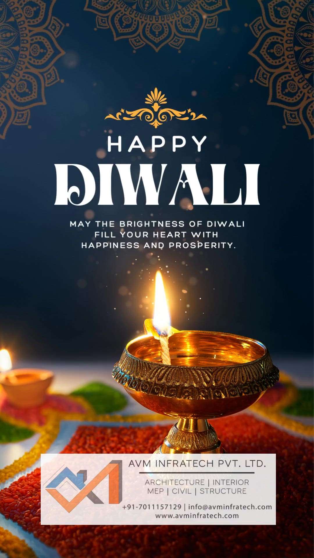 Wish you Happy Diwali 2023!


Follow us for more such amazing updates. 
.
.
#happydiwali #happydiwali🎉 #happydiwali💥 #happydiwali2023 #happydiwali🎆 #diwali #diwalidecorations #diwalidecor #diwaligifts #diwalirangoli #diwalivibes #diwalispecial #festival #festive #festivevibes #avminfratech