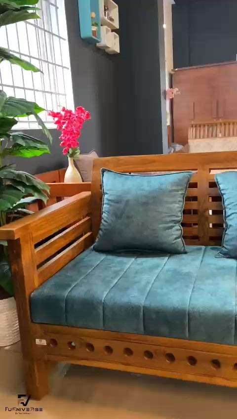 new wooden corner at furniverse palakkkad... #furnitures  #woodensofa  #teakwood  #Sofas  #LivingroomDesigns  #LivingRoomSofa  #NEW_SOFA  #onamoffer  #HomeDecor  #homedecoration