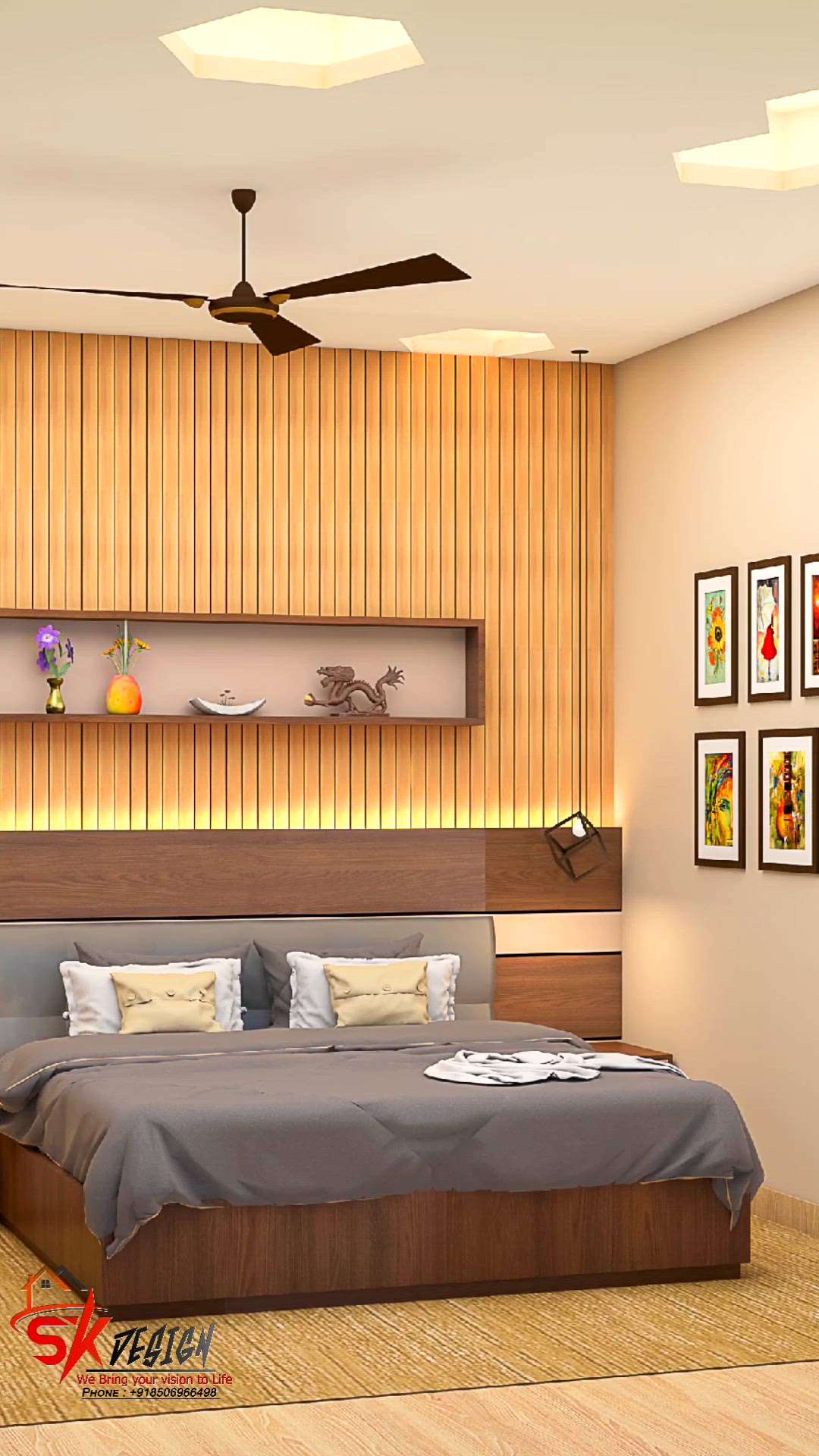 modern bedroom design 😍
#InteriorDesigner #Architectural&Interior #BedroomDecor #MasterBedroom #BedroomDesigns #BedroomIdeas #WoodenBeds #LUXURY_BED #bedroomdesign  #interiror #Architect #architecturedesigns #HouseConstruction #HouseDesigns #skdesign666
