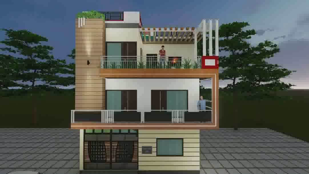 27' by 32' House Elevation

#HouseDesigns #HouseConstruction #houseelevation #housedesigns🏡🏡 #housedesigndelhi #architecturedesigns #Architectural&Interior