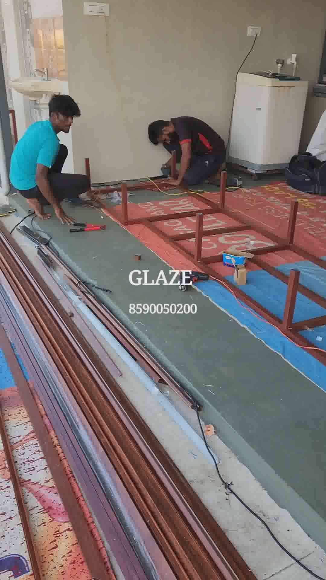 TV unit work 8590050200 GLAZE Aluminium Fabrication Kerala palakkad pallassana  # # # #