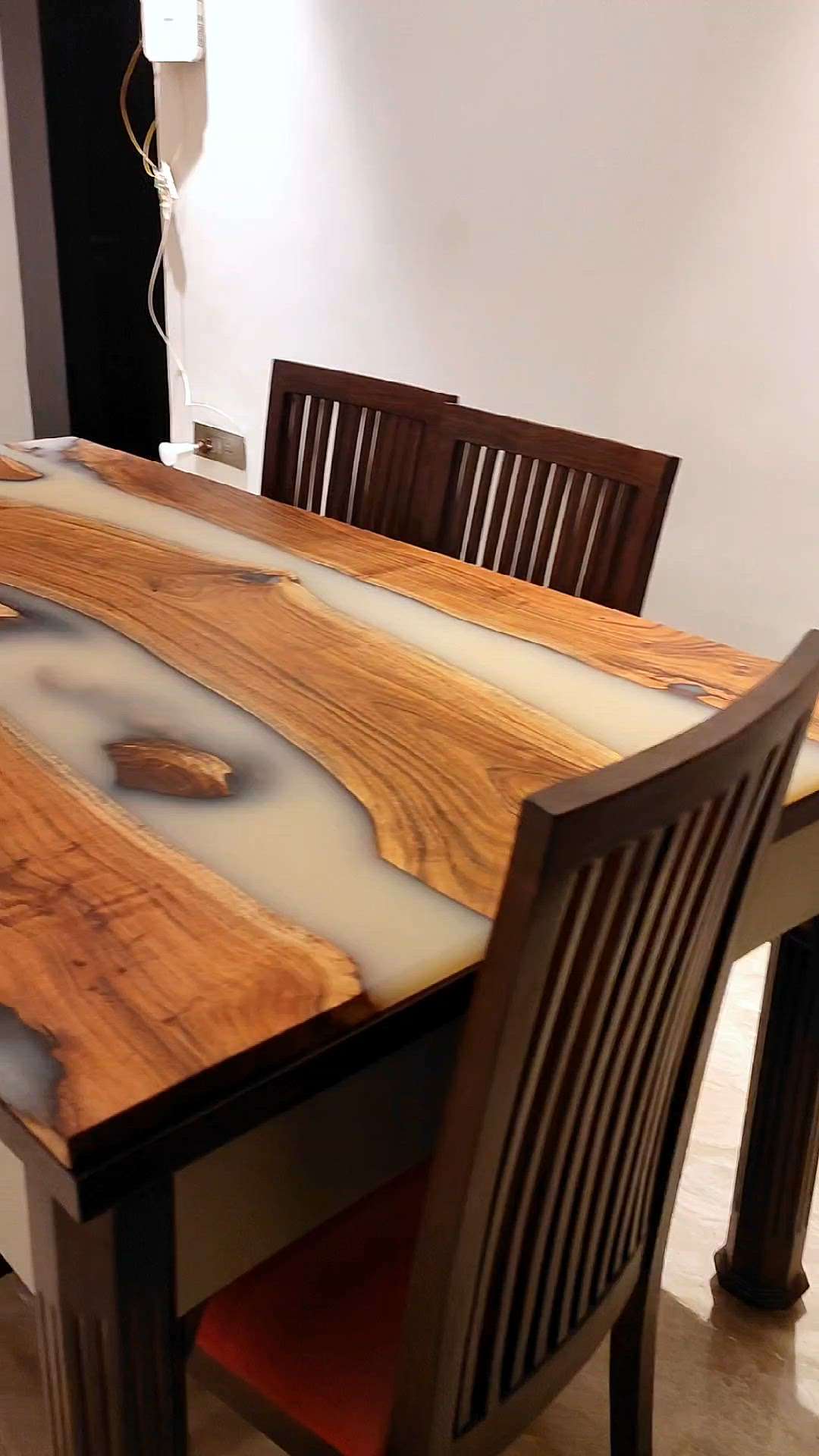 RESIN DINING TABLE
6FT. X 3.5FT.
2500₹/SQFT.
 #resintable #Architectural&Interior