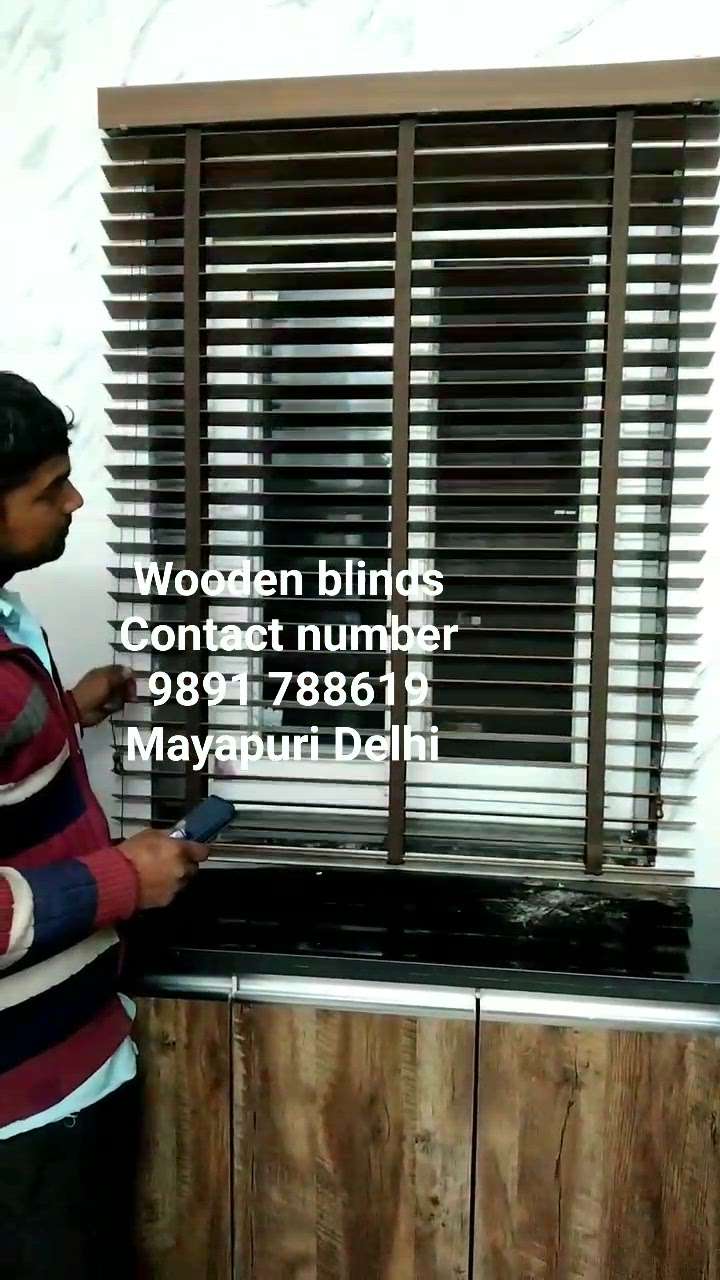 How to install #wooden blinds  #alltype windows blinds
contact number 9891 788619 Mayapuri Delhi India