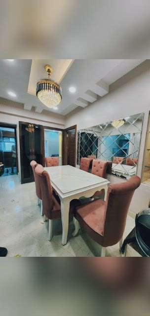 Dinning Table with 6 Chairs pls Contact MEHER INTERIORS 9560949007