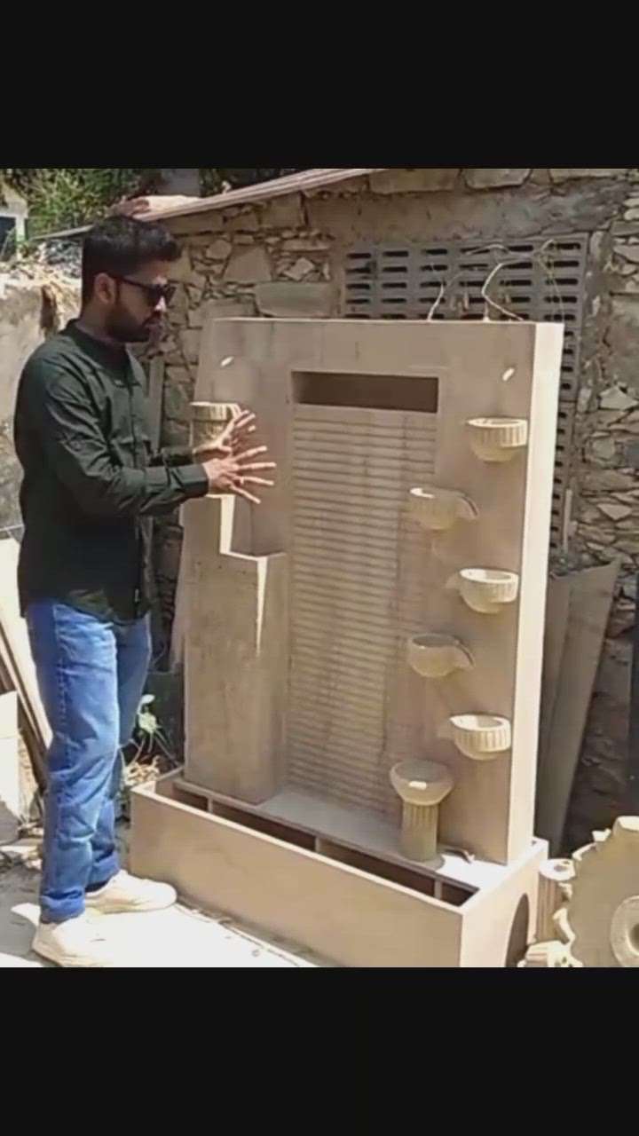 Sandstone Wall Fountain with Tank

Decor your garden with beautiful Wall Fountain

We are manufacturer of marble and sandstone

We make any design according to your requirement and size

Follow me on instagram
@nbmarble

More Information Contact Me
8233078099

#fountain #walldecor #wallfountain #nbmarble #gardeninspiration #gardendesign #marbledesign #sandsculpture