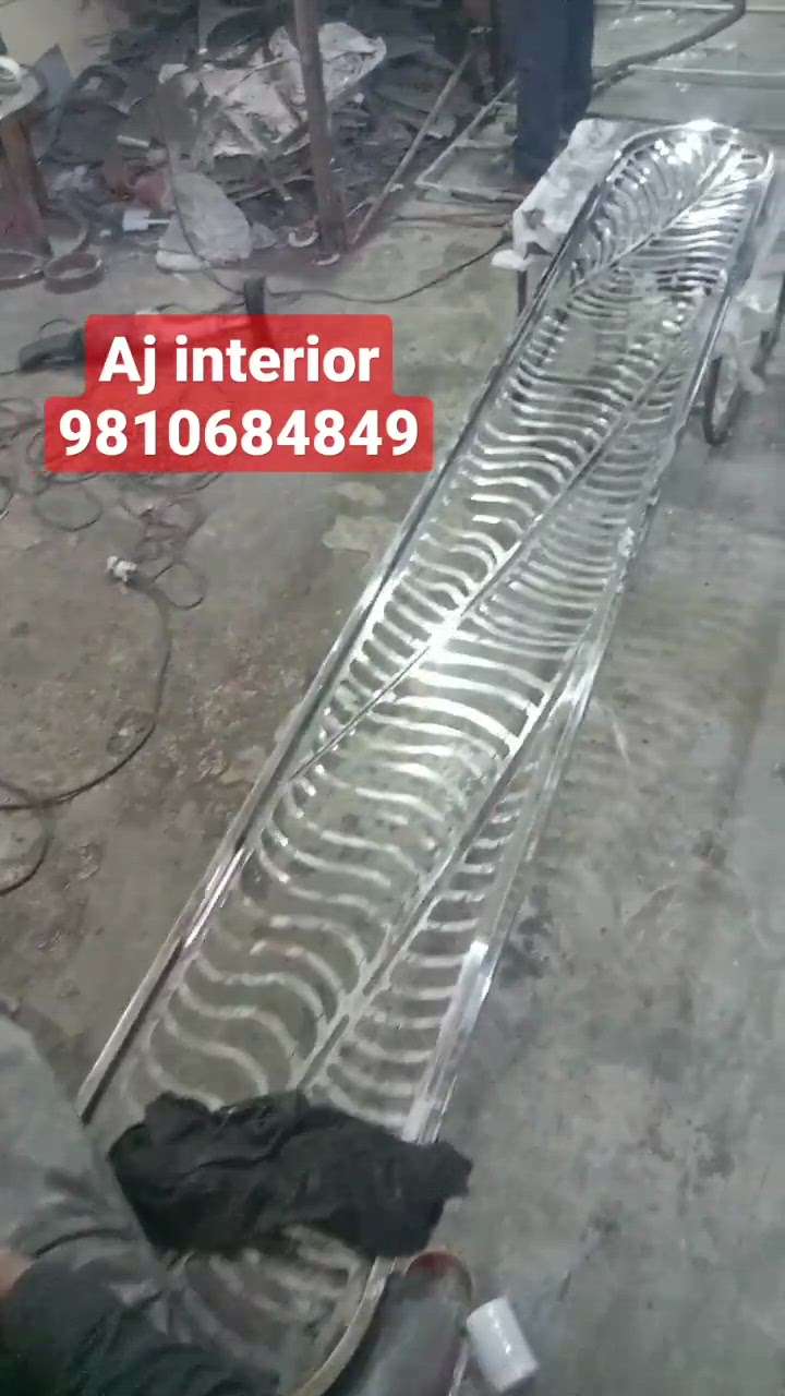 Partition work done in stainless steel with PVD coating ready to deliver in Chennai if you have requirement customized available