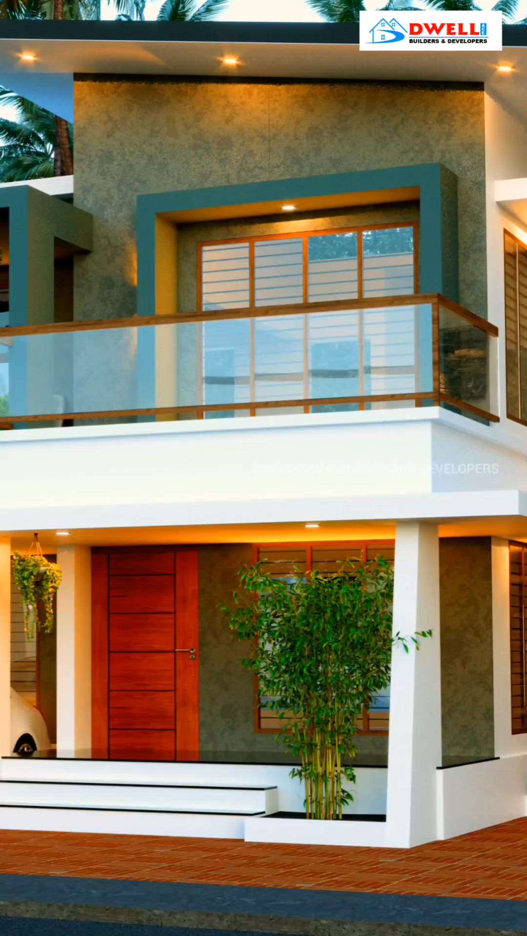 Modern Home Elevation designed for Our Client at Payyannur, Kannur #ElevationHome #3d #HouseConstruction #Contractor #CivilEngineer #InteriorDesigner #Kannur #kerala #budget
