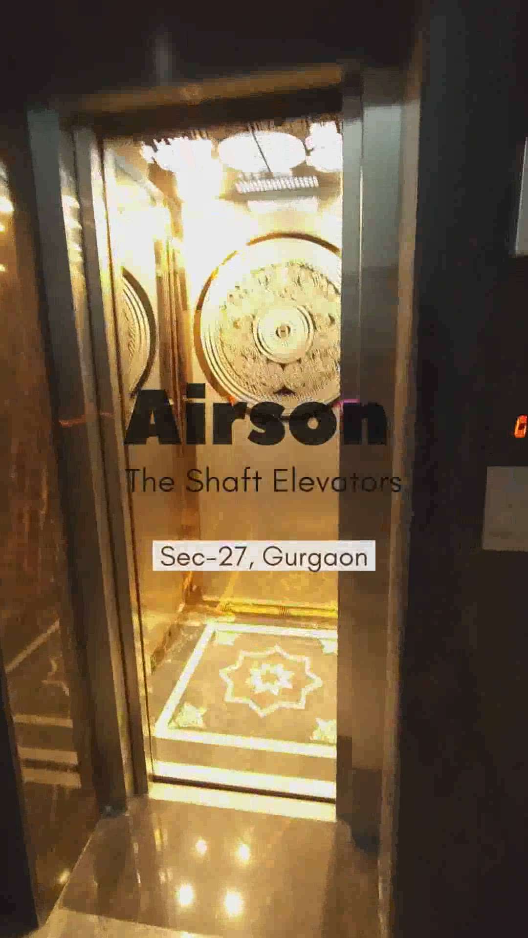 Machine Room Less Liift/Elevator | Glass Doors @ sector 27  Gurugram

This is the lift at Gurugram with Golden n Hairline finish Cabin with Glass DoorsThanks for watching

Lift Information:Year : 2022
Floors Served : 6 (G,1,2,3,4,5)
Type : Machine Room Traction lift
liftCapacity : 6 Passengers, 408kg
Speed : 01 Mps 

For Enquiry 
Contact +91 9968348545
Airson The Shaft Elevator's Team
theshaftelevators@gmail.com
airsonelevators1313@gmail.com  #liftdesing #lift #liftinterior #elevators #goldensteel #homeelevator