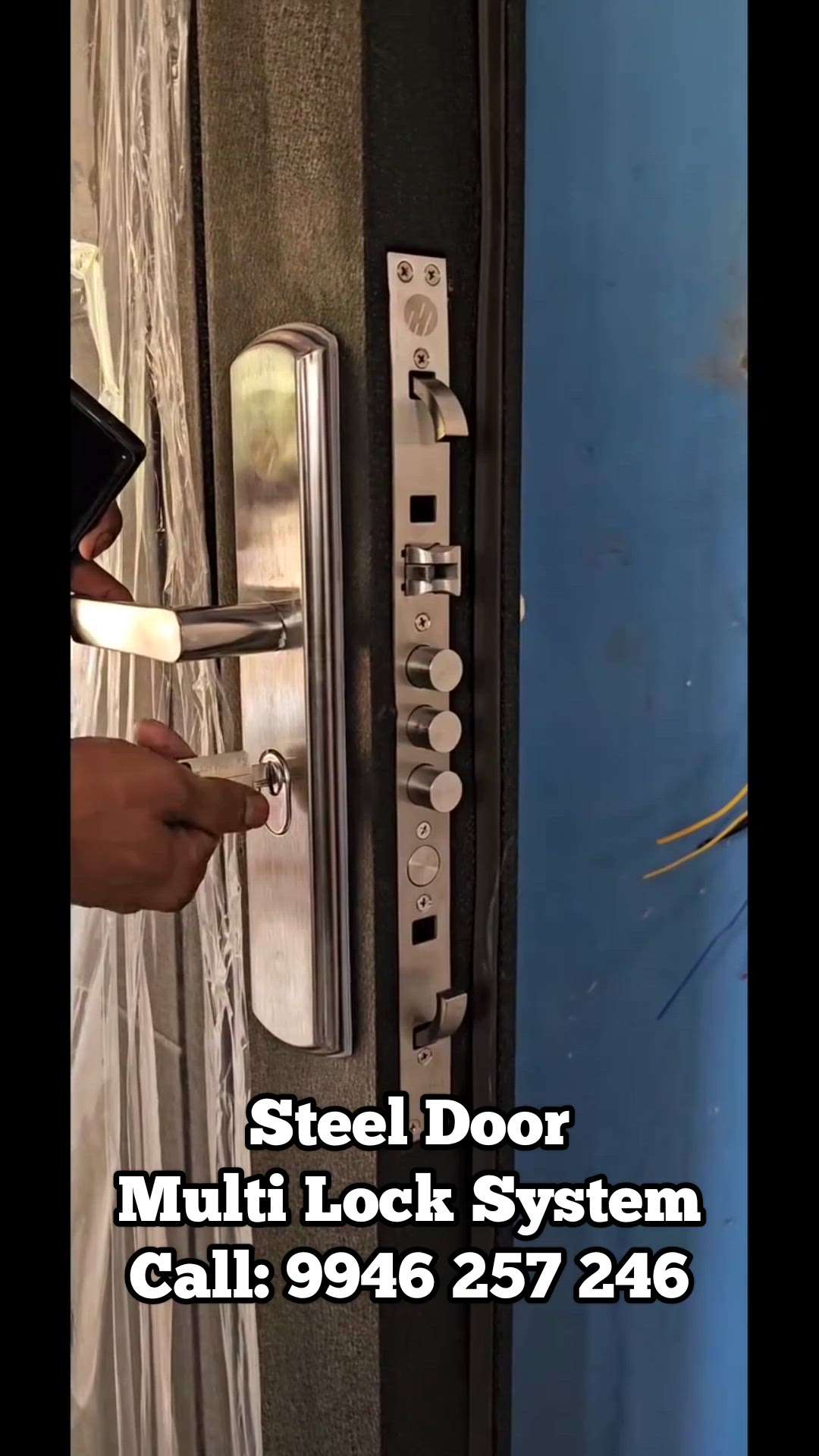 Steel door multi locking system | 9946 257 246

#Doors #steeldoors