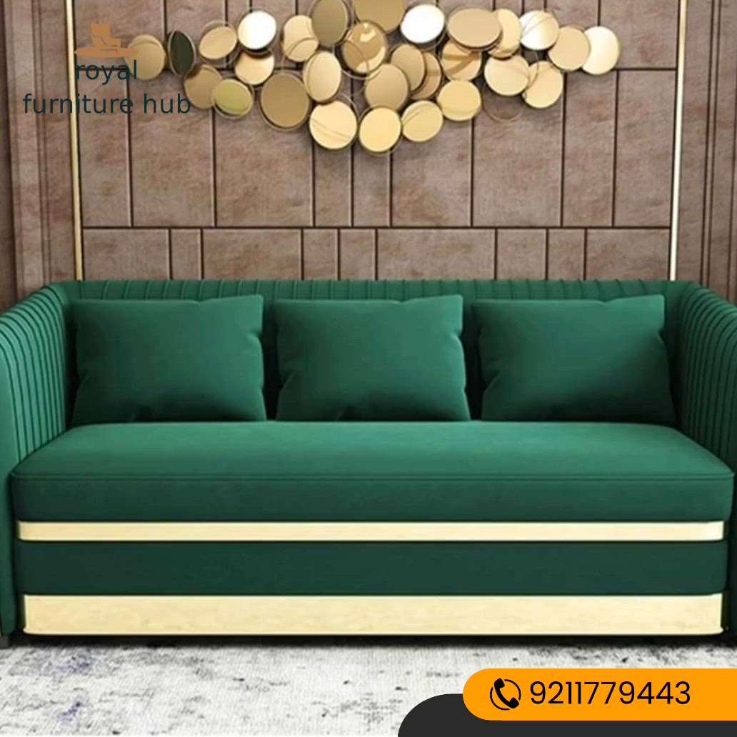 Eye catching green sofa | order now  #home  #sofa  #follow  #viral  #LivingRoomSofa #LUXURY_SOFA  #bed  #furniture