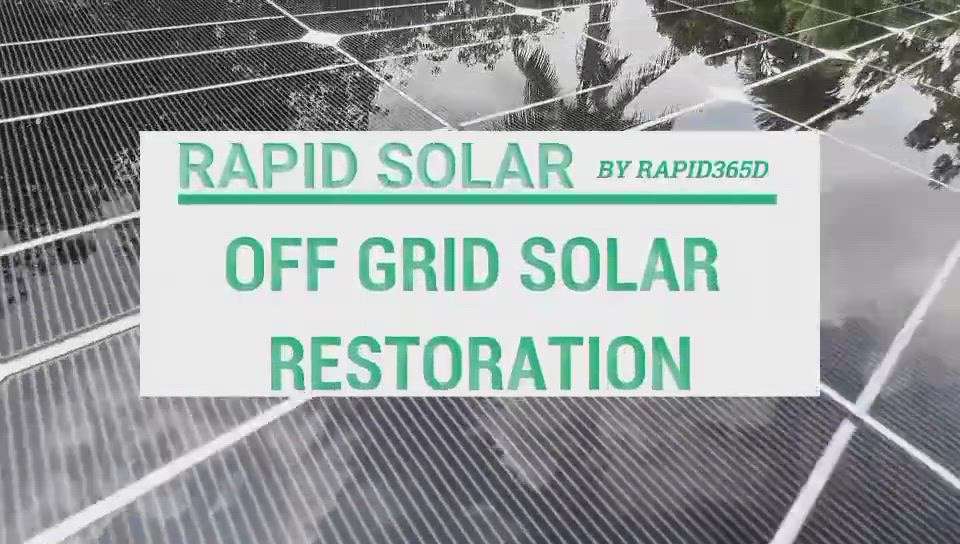 SOLAR OFFGRID  RESTORATION SERVICES  #solarpanel  #solarenergy  #OFFGRID  #solar