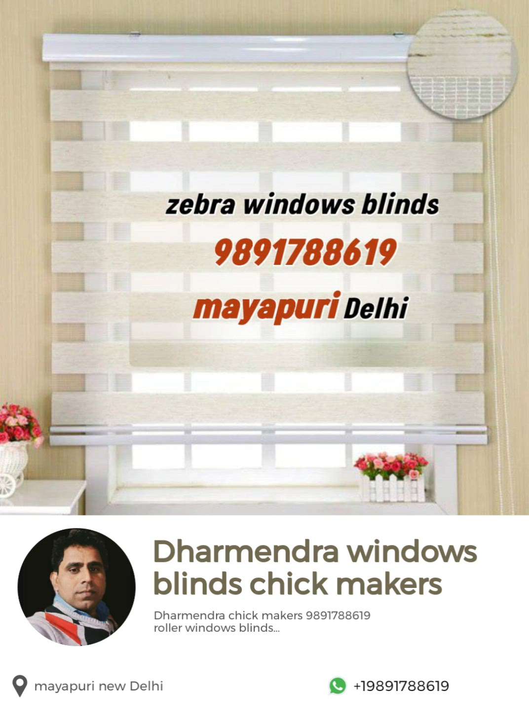 How to install roller zebra windows blinds installation mayapuri Delhi
9891788619 Dharmendra chick makers