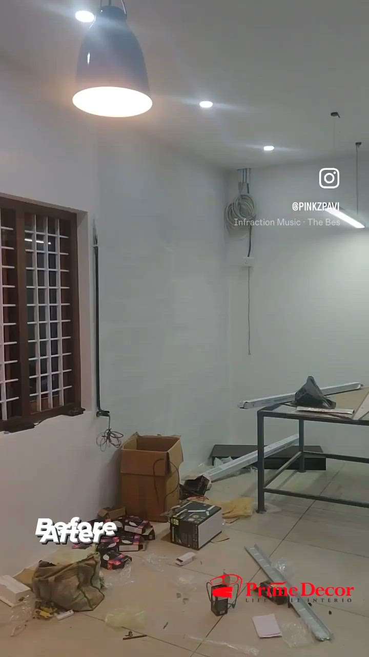 office space design  #officedesign #space_saving #designstudios #Minimalistic  #Thrissur  #primedecor #Ernakulam #Metalpartition  #woodendesign