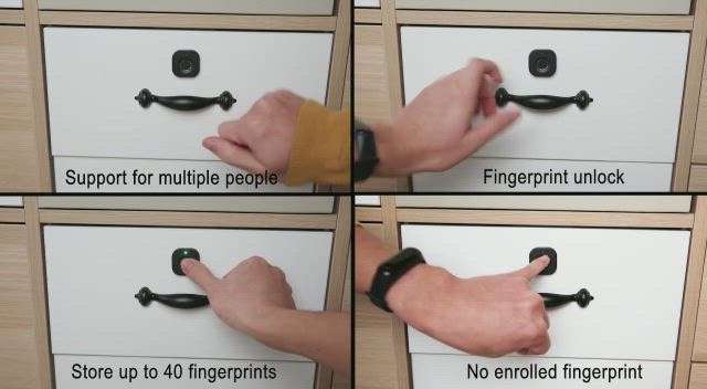 Cabinet Lock #fingerprint