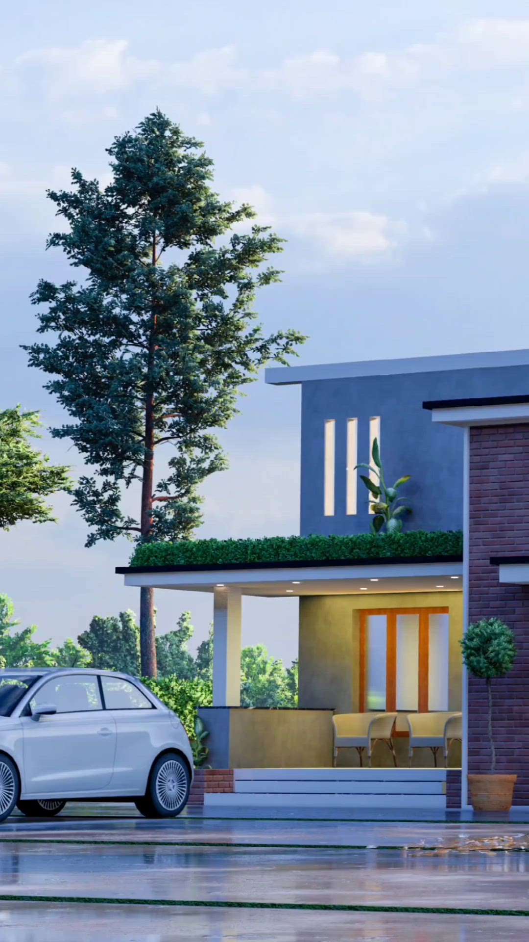 Area 1100 sqft 
#KeralaStyleHouse #keralaplanners #veed #ElevationHome #homedesigne