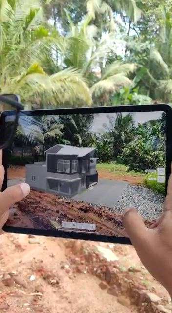 Akrithi Architects.  testing Augmented reality in new site while site visit. we can ensure clients satisfaction throughout this process. #akrithiarchviz  #architecturedesigns   #Architect