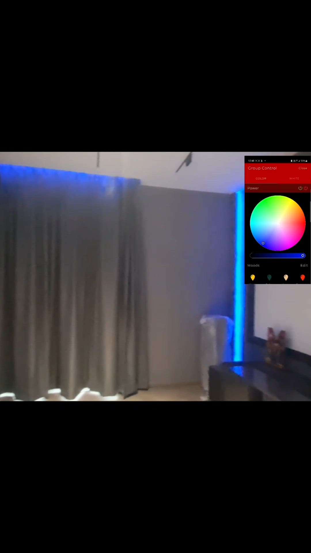 smart BRGW lights. 
 #changed the color according to your self with mobile app and voice command.