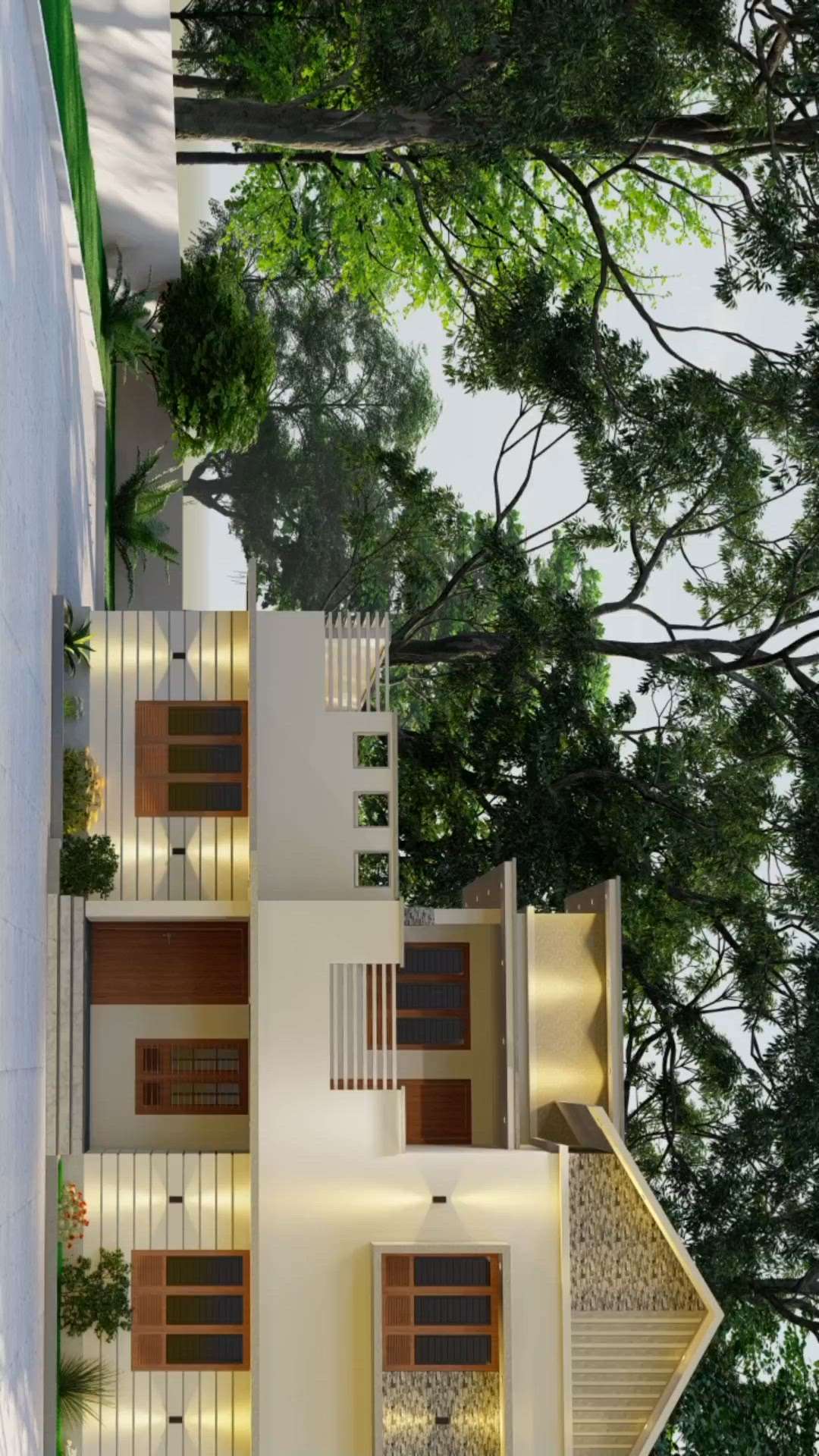 DM for plan. #ContemporaryHouse #1700sqft #KeralaStyleHouse #trussdesign #lumionwalkthrogh
