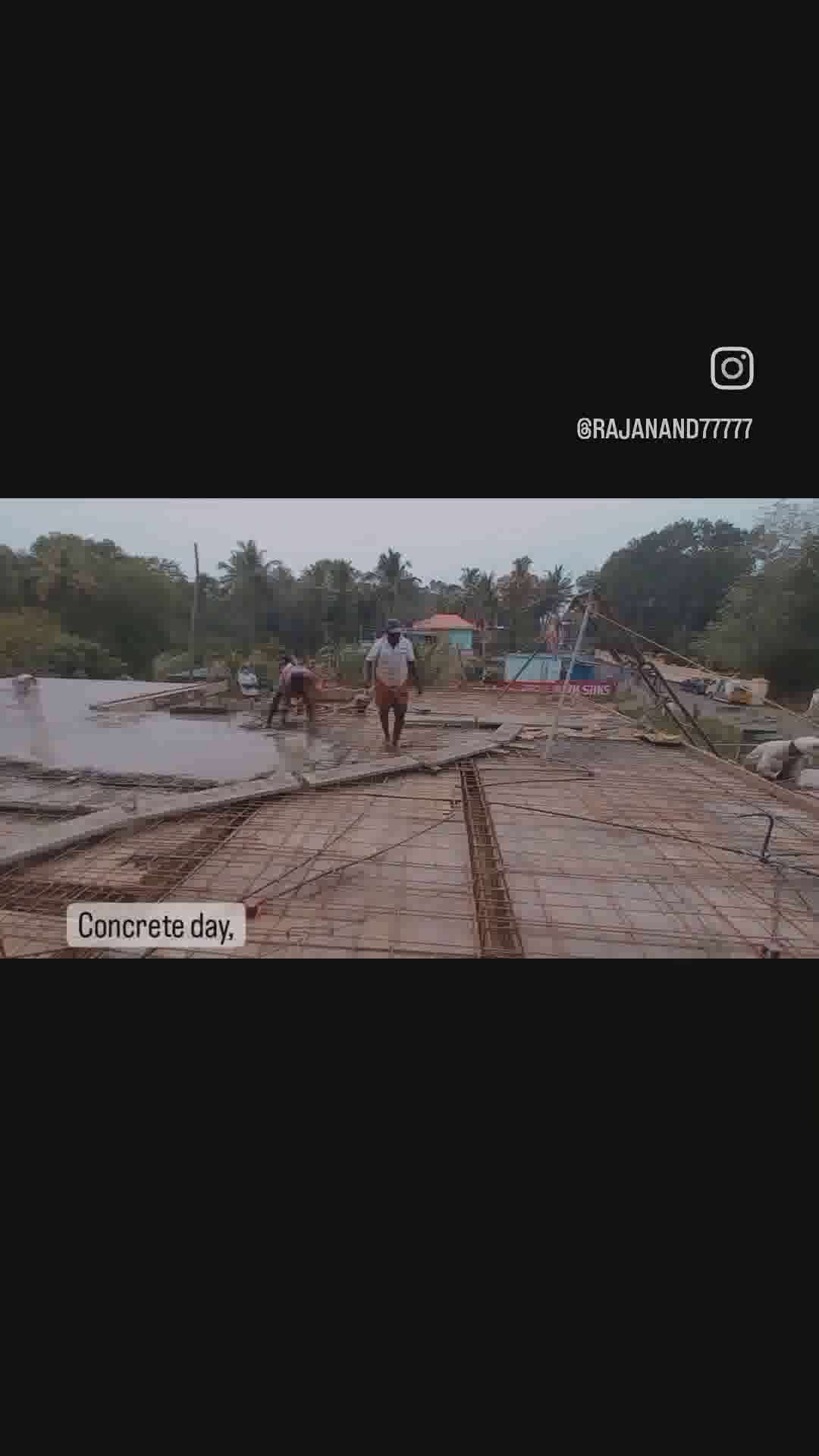 concreting site at vallikunnam #concrete #vizagsteel #ULTRATECH_CEMENT  #airainfrastructure #HouseDesigns  #70lakh house #HouseConstruction #Contractor #construction_company_alappuzha