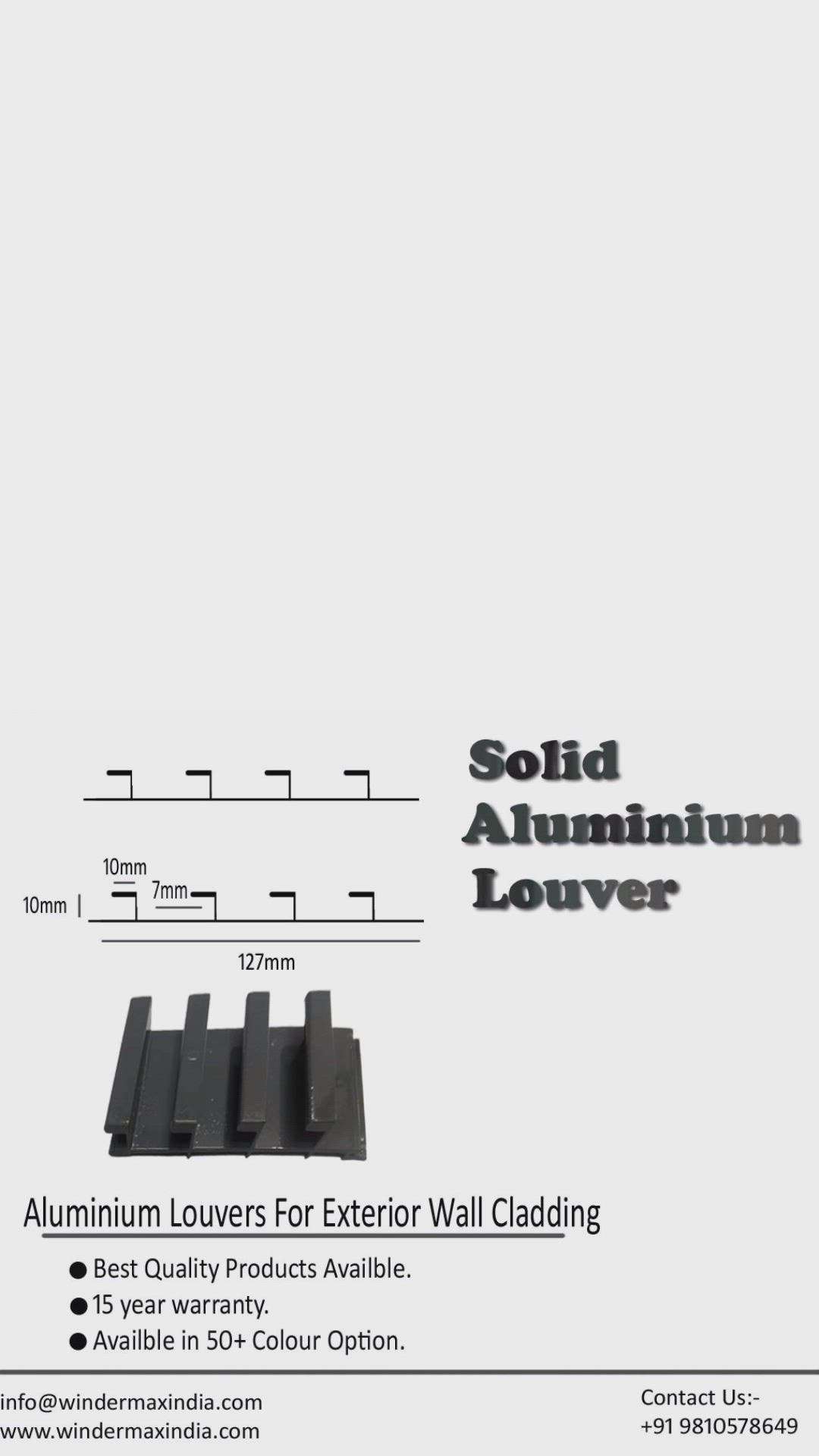 Aluminium Louvers  #