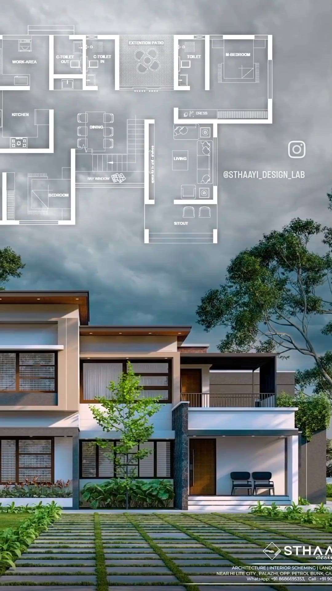 𝟏𝟕𝟎𝟓 sqft Home plan 🏠 Exterior 🏡3BHK 🏕🏠 Details 👇👇
Design: @sthaayi_design_lab
.
"𝗚𝗥𝗢𝗨𝗡𝗗 𝗙𝗟𝗢𝗢𝗥"
𝗦𝗶𝘁𝗼𝘂𝘁
𝗟𝗶𝘃𝗶𝗻𝗴
𝟮𝗕𝗲𝗱𝗿𝗼𝗼𝗺 𝟮𝗮𝘁𝘁𝗮𝗰𝗵𝗲𝗱 𝟮𝗗𝗿𝗲𝘀𝘀𝗶𝗻𝗴 
𝗗𝗶𝗻𝗶𝗻𝗴
𝟭 𝗕𝗮𝘆 𝘄𝗶𝗻𝗱𝗼𝘄
𝟭 𝗽𝗮𝘁𝗶𝗼
𝟭 𝗖-𝗧𝗼𝗶𝗹𝗲𝘁 𝗜𝗡
𝟭 𝗖-𝗧𝗼𝗶𝗹𝗲𝘁 𝗢𝗨𝗧
𝗞𝗶𝘁𝗰𝗵𝗲𝗻 
𝗪𝗼𝗿𝗸-𝗔𝗿𝗲𝗮
.
"𝗙𝗜𝗥𝗦𝗧 𝗙𝗟𝗢𝗢𝗥"
𝗛𝗮𝗹𝗹
𝟭 𝗕𝗲𝗱𝗿𝗼𝗼𝗺 𝟭𝗮𝘁𝘁𝗮𝗰𝗵𝗲𝗱 𝟭𝗗𝗿𝗲𝘀𝘀𝗶𝗻𝗴 𝟭𝗕𝗮𝘆 𝘄𝗶𝗻𝗱𝗼𝘄
𝗕𝗮𝗹𝗰𝗼𝗻𝘆 
𝟭 𝗕𝗮𝘆 𝘄𝗶𝗻𝗱𝗼𝘄
𝟮 𝗢𝗽𝗲𝗻 𝘁𝗲𝗿𝗿𝗮𝗰𝗲

Get more Follow 👉 @sthaayi_design_lab 
.
.
.
.
.
.

#khd #keralahomedesigns
#keralahomedesign #architecturekerala #keralaarchitecture #renovation #keralahomes #interior #interiorkerala #homedecor #landscapekerala #archdaily #homedesigns #elevation #homedesign #kerala #keralahome #thiruvanathpuram #kochi #interior #homedesign #arch #designkerala #archlife #godsowncountry #interiordesign #architect #builder #budgethome #homedecor #elevation #plan
