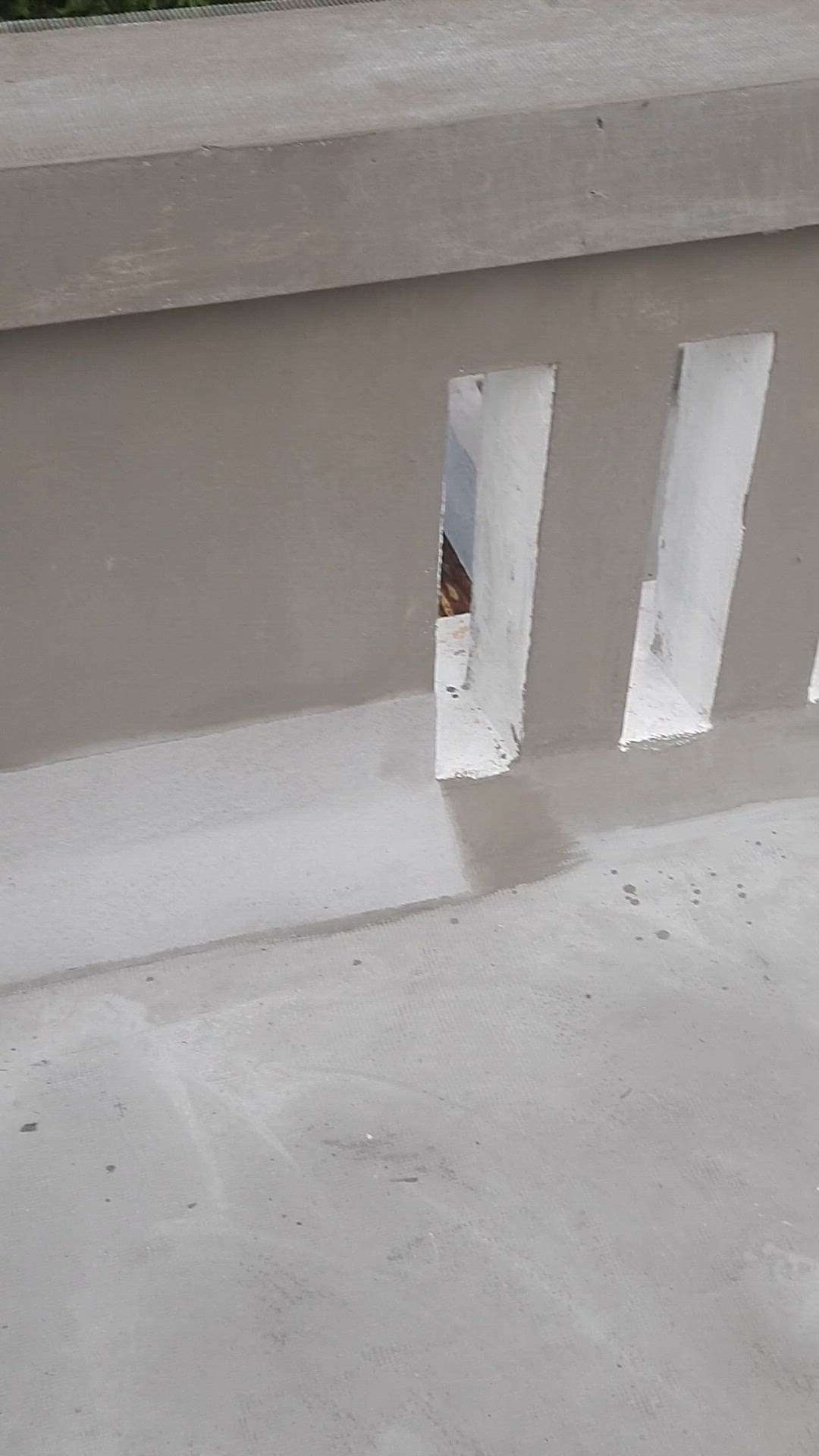 Waterproofing on terrace ,with  Damsure  material