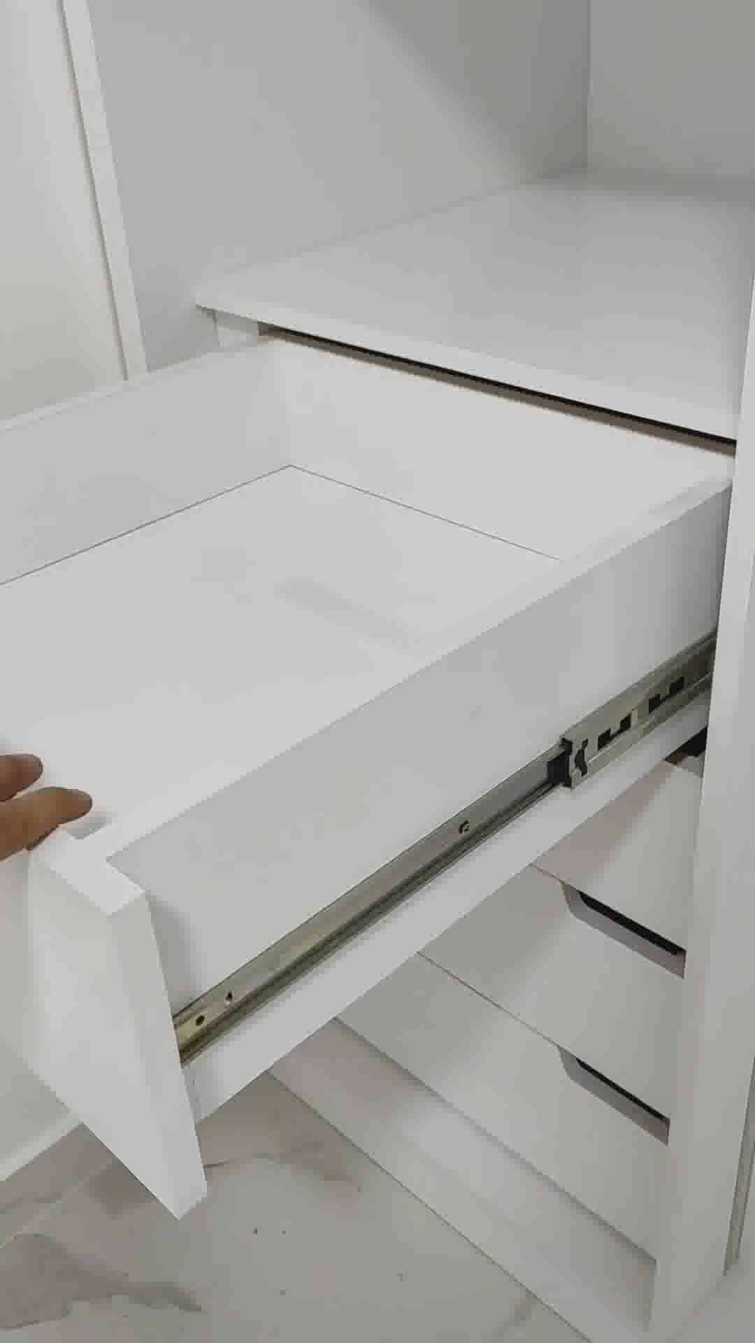 Hidden drawers for wardrobe