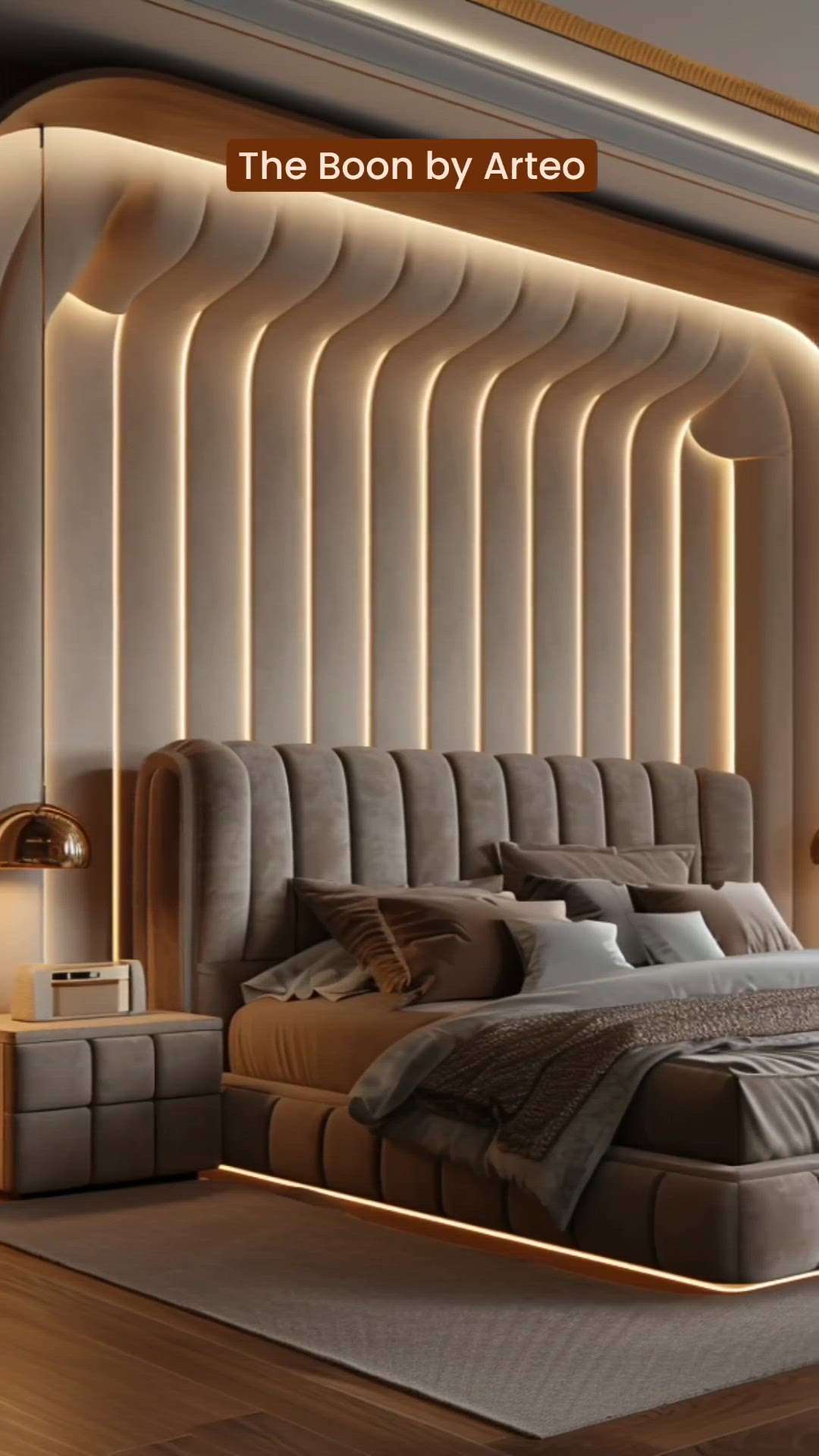 Modern Bed
#BedroomDecor 
#MasterBedroom 
#BedroomDesigns 
#BedroomIdeas 
#ModernBedMaking 
#bedroominterio 
#tridentinfrastructures