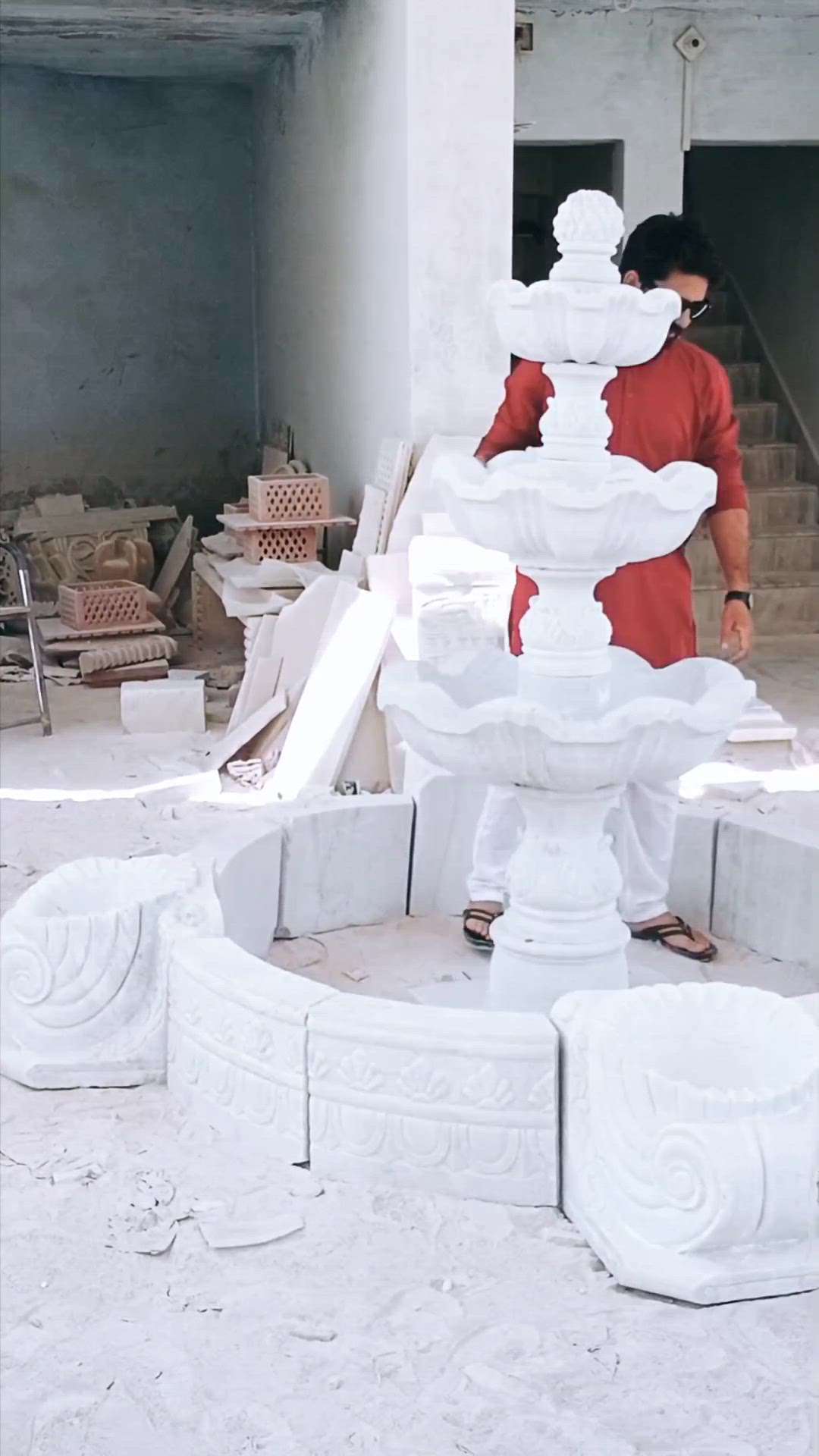 Kumari Marble Fountain in Rajasthan 

Indoor Marble and stone Fountain, Marble Water Fountains. Marble Water Fountains

Decor your garden with beautiful fountain 

We are manufacturer of marble and sandstone fountain 

We make any design according to your requirement and size 

Follow me @nbmarble 

More information contact me 
8233078099
.
.
.
.
.
.
#kumarimarble #fountain #fountainwork #nbmarble #waterfountain #marblefountain #stonefountain #whitemarble #sandstonefountain #gardendecor #gardenfountain