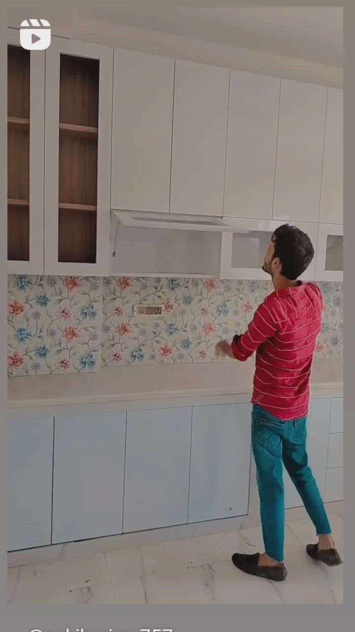 full modular kitchen 450₹ square feet  #Modular kitchen#. @ carpenter