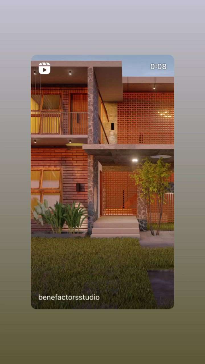 BRICK DESIGN 4000 Sqft home #Architect #ElevationHome #homedesigne